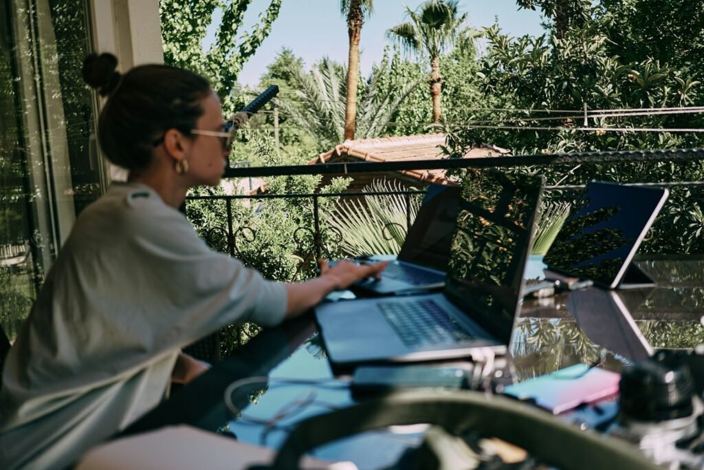 Freelancer creating a pro forma invoice to send to a new client for budget approval