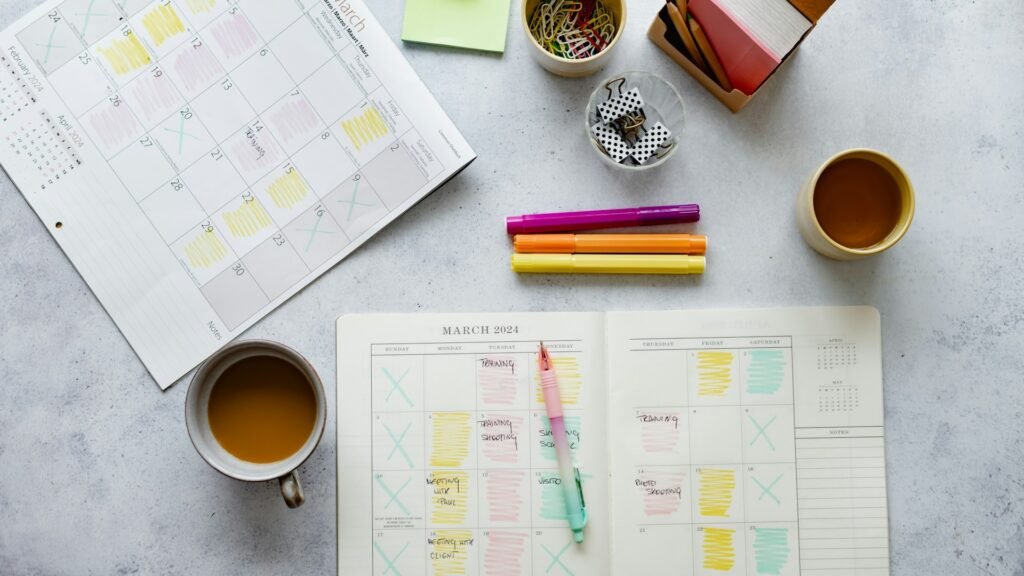 Freelancer organizing project tasks as part of a repeatable workflow process